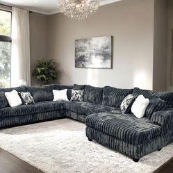 Overzised sectional charcoal $49 down