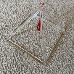 12 Inch Crystal Pyramid W/ Case And Mallet 