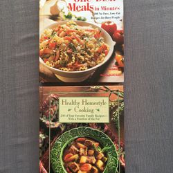 Healthy Homestyle and Healthy One-Dish Meal Cookbooks, lot of 2, new. Healthy Homestyle Cooking by the Recipe Makeover Columnist for Shape Magazine, 2