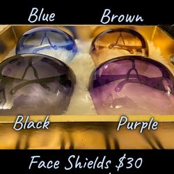 Shields $30 ... Lashes 3 For $20... Mask $10 Bracelets 2 For $15