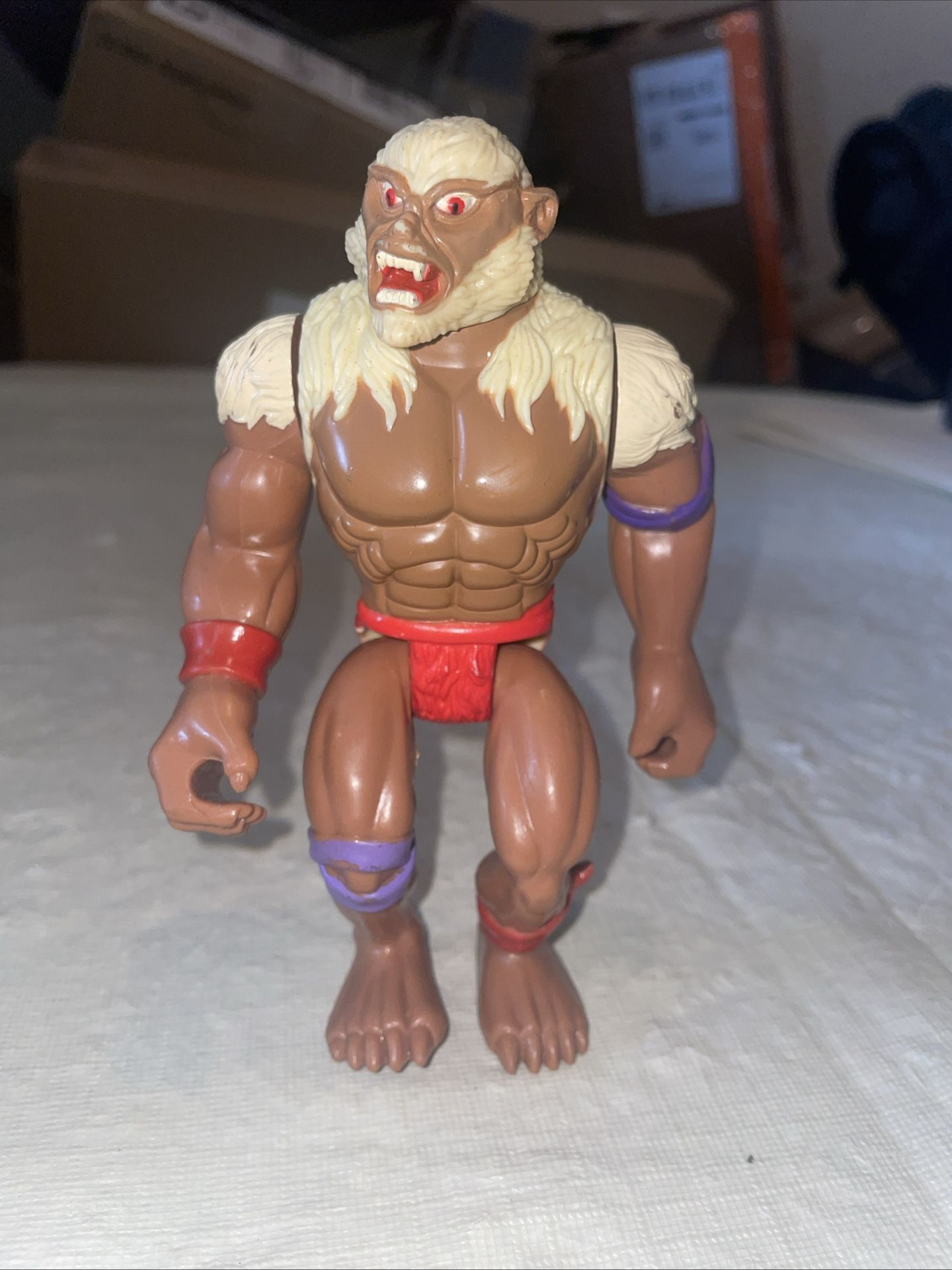 Vintage LJN Thundercats Monkian Telepix Working Battle-Matic Action Figure 1985