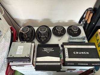 Kenwood Stereo system with amps