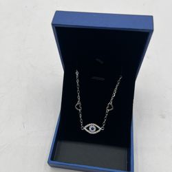 Evil Eye Adjustable Bracelet, 925 Sterling Silver, New
