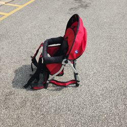 Portable high chair and baby carrier