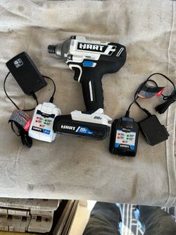 HART 20-Volt Cordless Brushless Drill and Impact with battery and charger