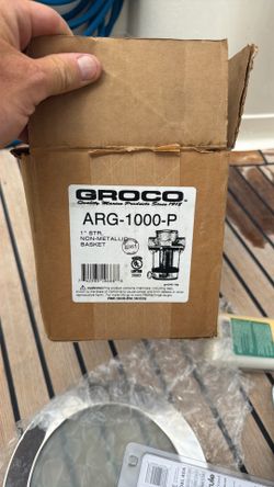 Groco sea strainer
