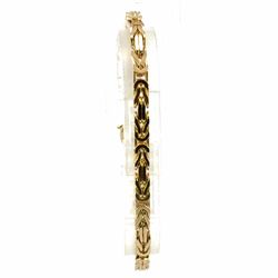 Men’s 10k Yellow Gold 8.5” Inch 4.3mm Byzantine Link Bracelet GP3137506
