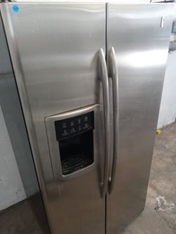 GE Profile stainless steel side by side refrigerator - Free delivery