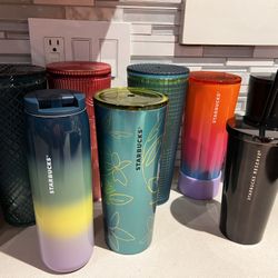 8 Starbucks Cups ( Most of them are New) - All for $50