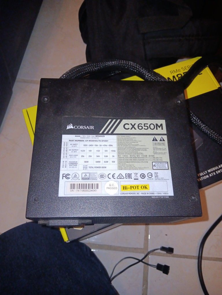 Cosair 650m Psu