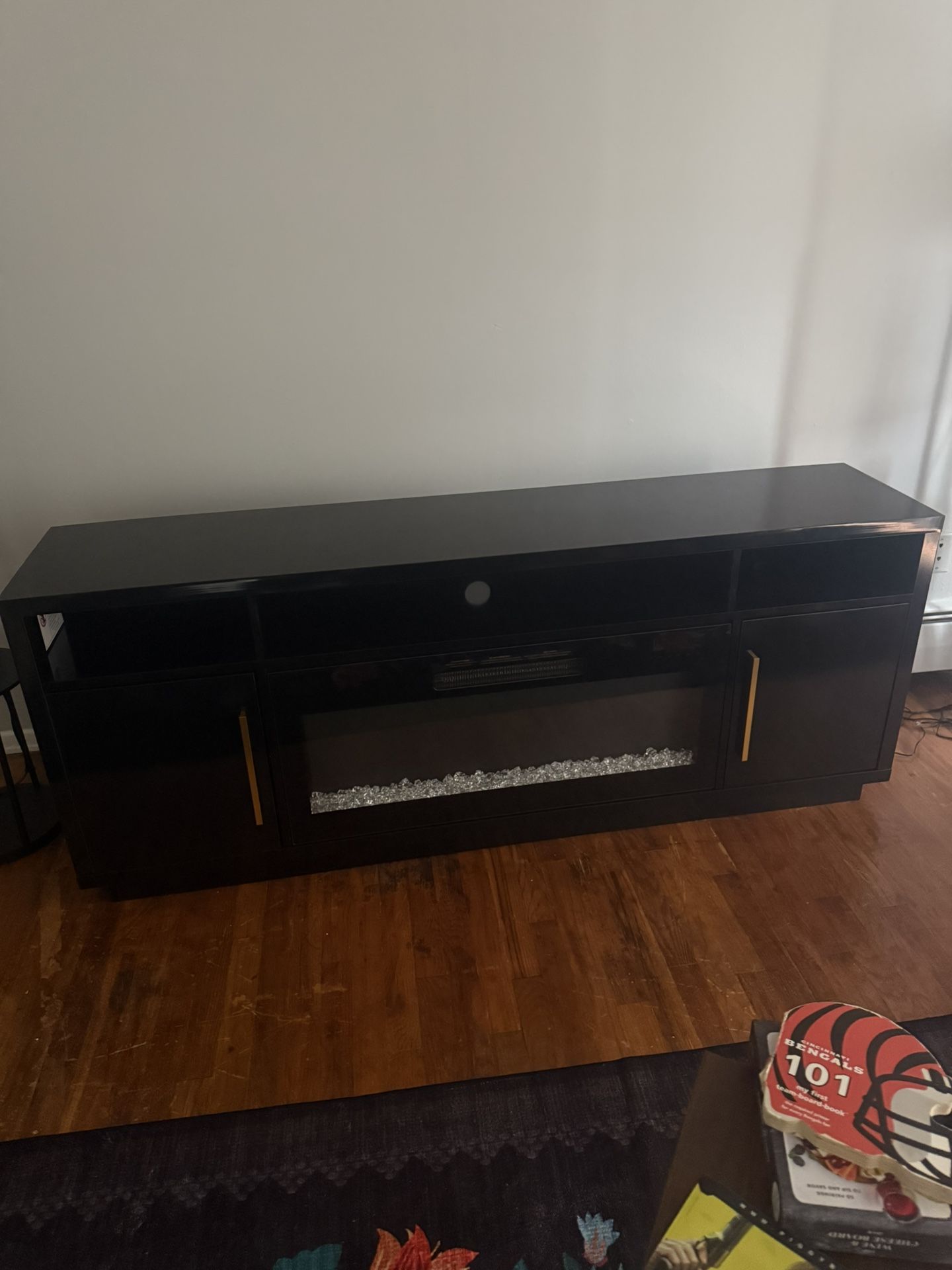 Electric Fireplace Led Tv Stand Heater 