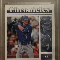 Witt Jr 2023 Panini Chronicles Baseball Card