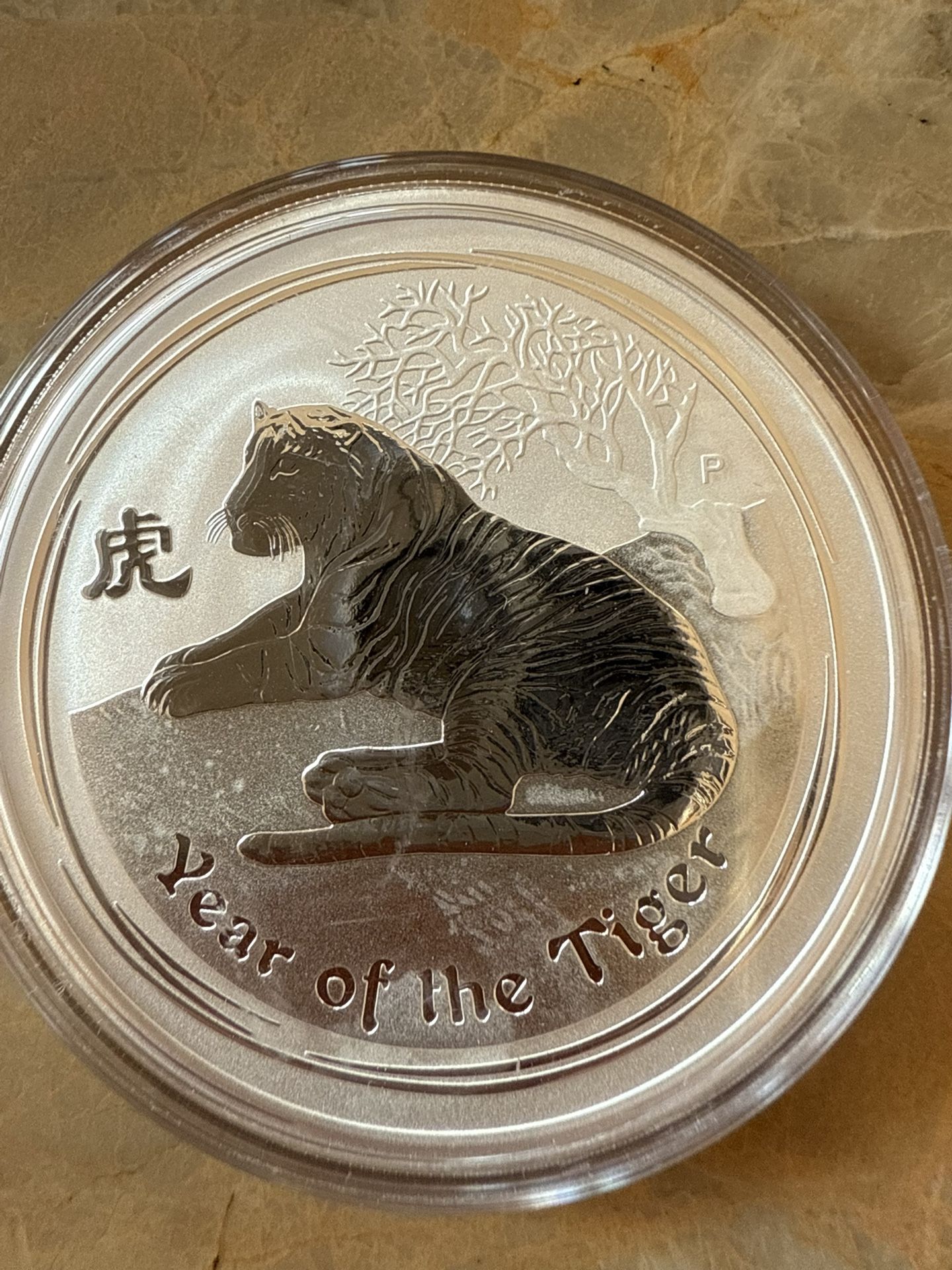 2010 Perth Mint Year Of The Tiger 2oz SILVER COIN 