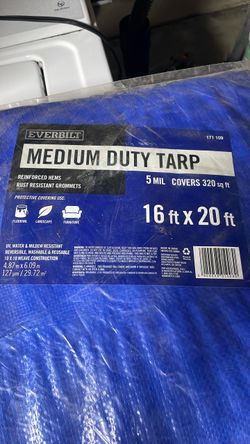 Medium Duty Tarp 16x20 ft