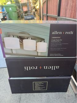 Allen+Roth 3 light vanity bar