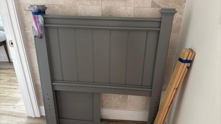 twin bed slide in two mattresses and bed frame