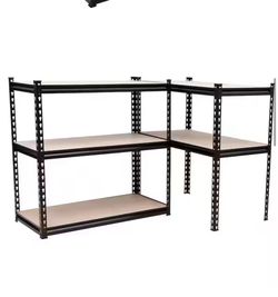 BRAND NEW IN BOX KING'S RACK Black 5-Tier Boltless Tier Height Adjustable Garage Steel Storage Rack Shelving Units (30 in W x 60 in H x 12 in D