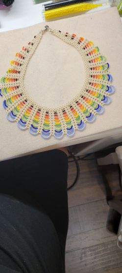 Hand Beaded Necklace 