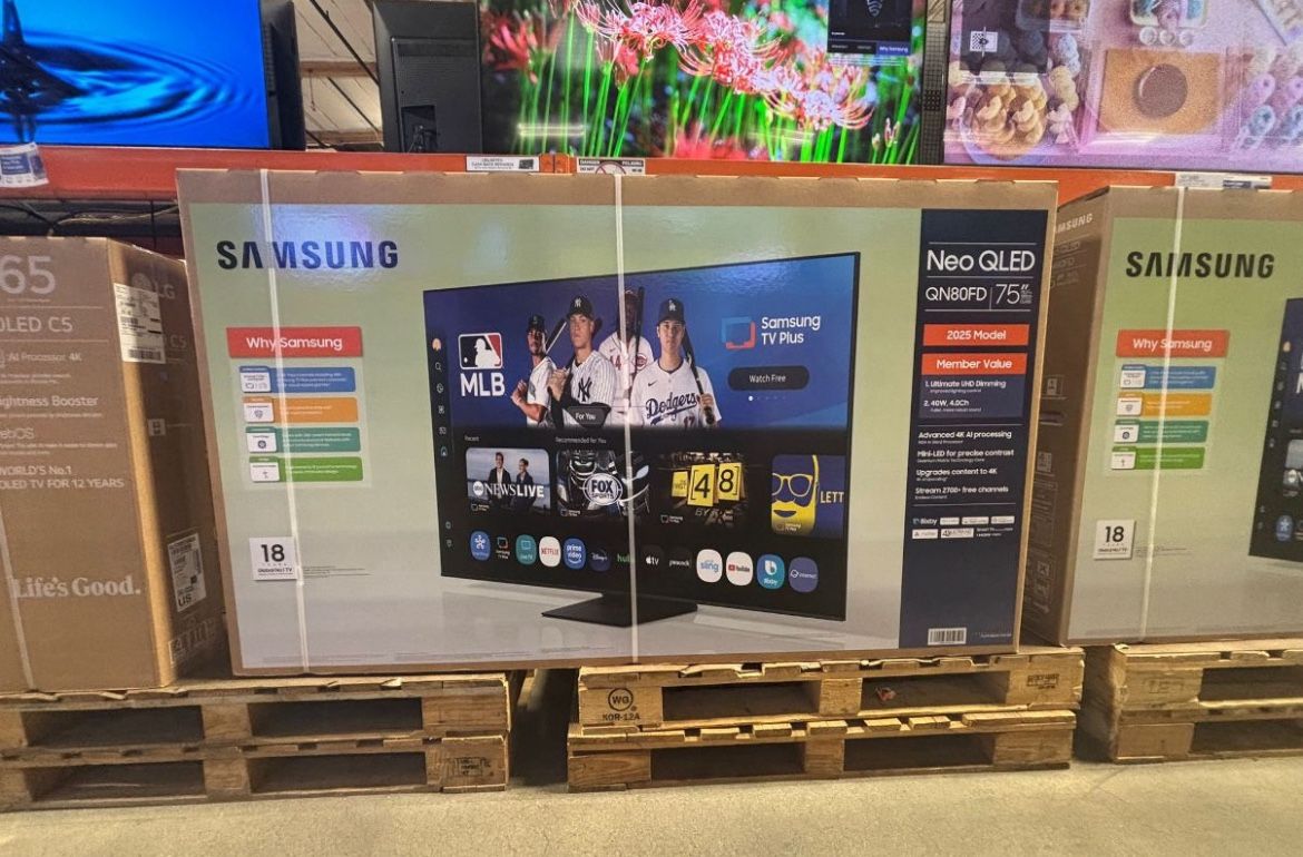 75 “ Samsung smart 4K NEO QLED HDR TV 75QN80F