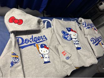 Hello kitty Los Angeles Dodgers hoodie