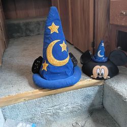 Disney Mickey Mouse Sorcerer Hat Set of 2