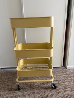 IKEA RÅSKOG Utility Cart (Yellow)