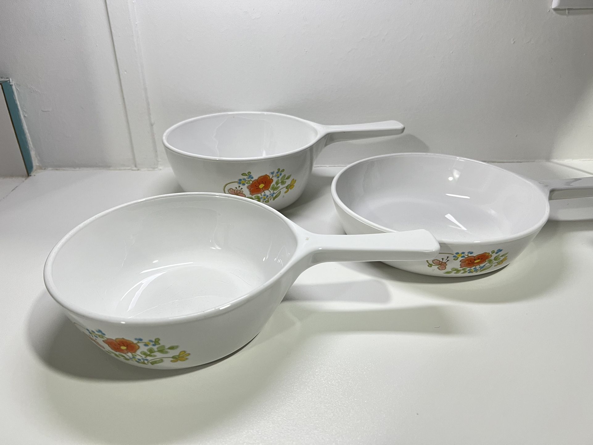 Vintage Corningware “Wildflower” 3 Pieces