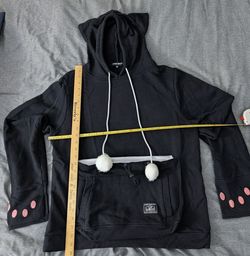 UNIHABITAT Cat Ear Hoodie with Pet Carrier Pouch, Japan Brand, XL