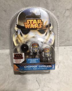 Case Of 12 Star Wars Chopper Droid  Ear Buds headphones Earphones 