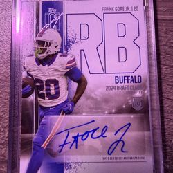 2024 Topps Signature Class Frank Gore Jr Rookie Auto Variation #RCA-FG