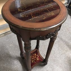 Mahogany Accent Table