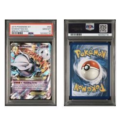 2015 POKEMON XY BREAKTHROUGH #63 M MEWTWO EX PSA 10