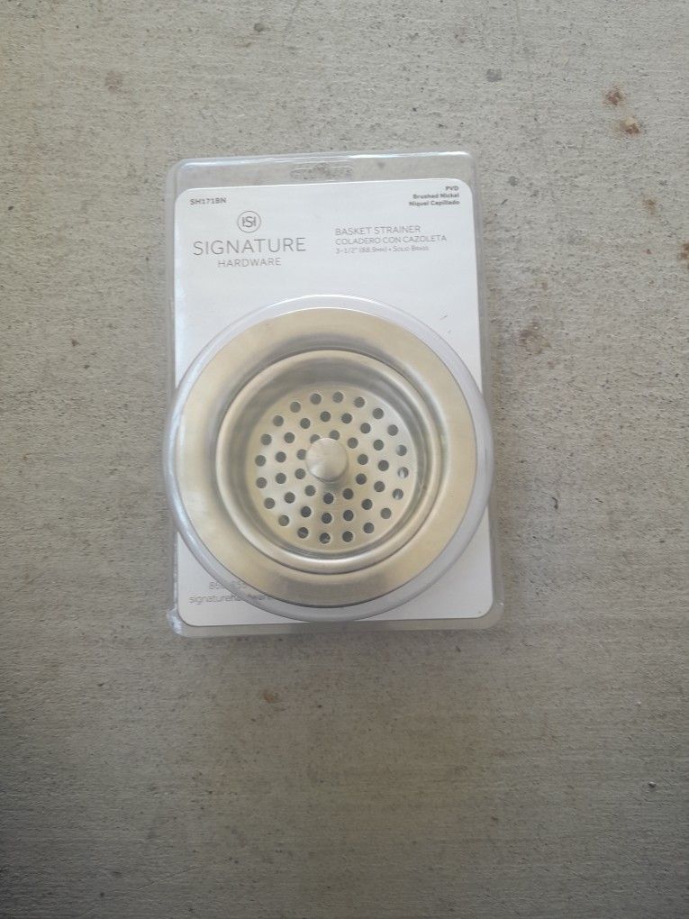 Basket Strainer Solid Brass Pick UP Only