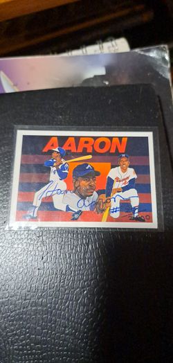 Autgraphed Hank Arron Card Thumbnail