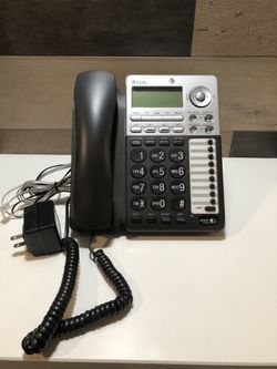 AT&T ML17939 2-Line Corded Phone W/Answering System Caller ID Call Waiting