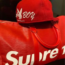 Supreme playboy Box Logo New Era Cap