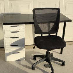 Alex Drawer With Table And Chair Set 