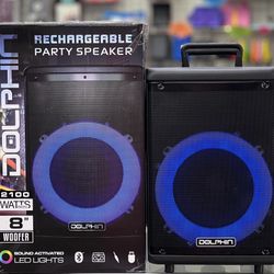Rechargeable Bluetooth 8” Speaker🇺🇸HOT DEALS🔥 