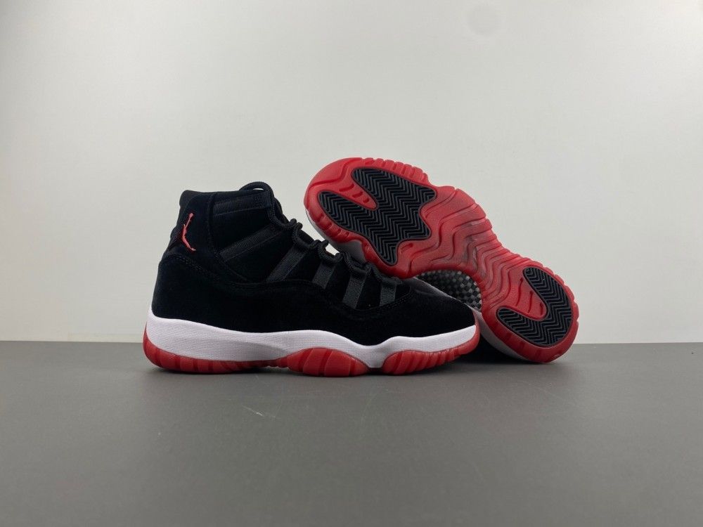 black and red 11s sneaker 2024
