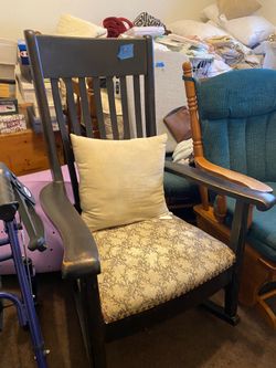 Vintage rocking chair.