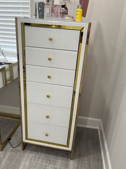 Vanity Storage  Shelf SlayStation® Skylar 6-Drawers Vanity Storage Unit