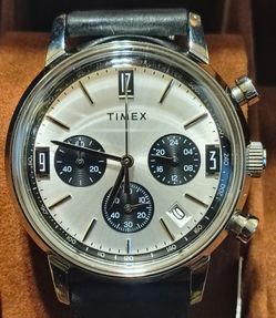 Timex 40mm Silver "Panda" TW2W10300 - $165