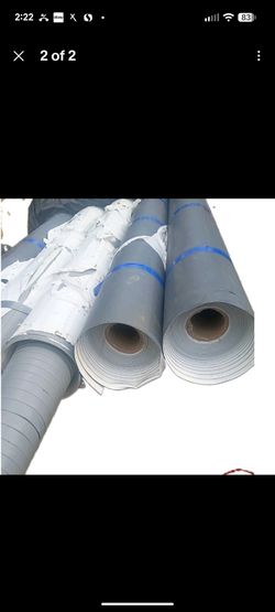 TPO 10'x100' x 60ml Single Ply Dbl Weaved Rubber Self-Adhering Roofing Membrane