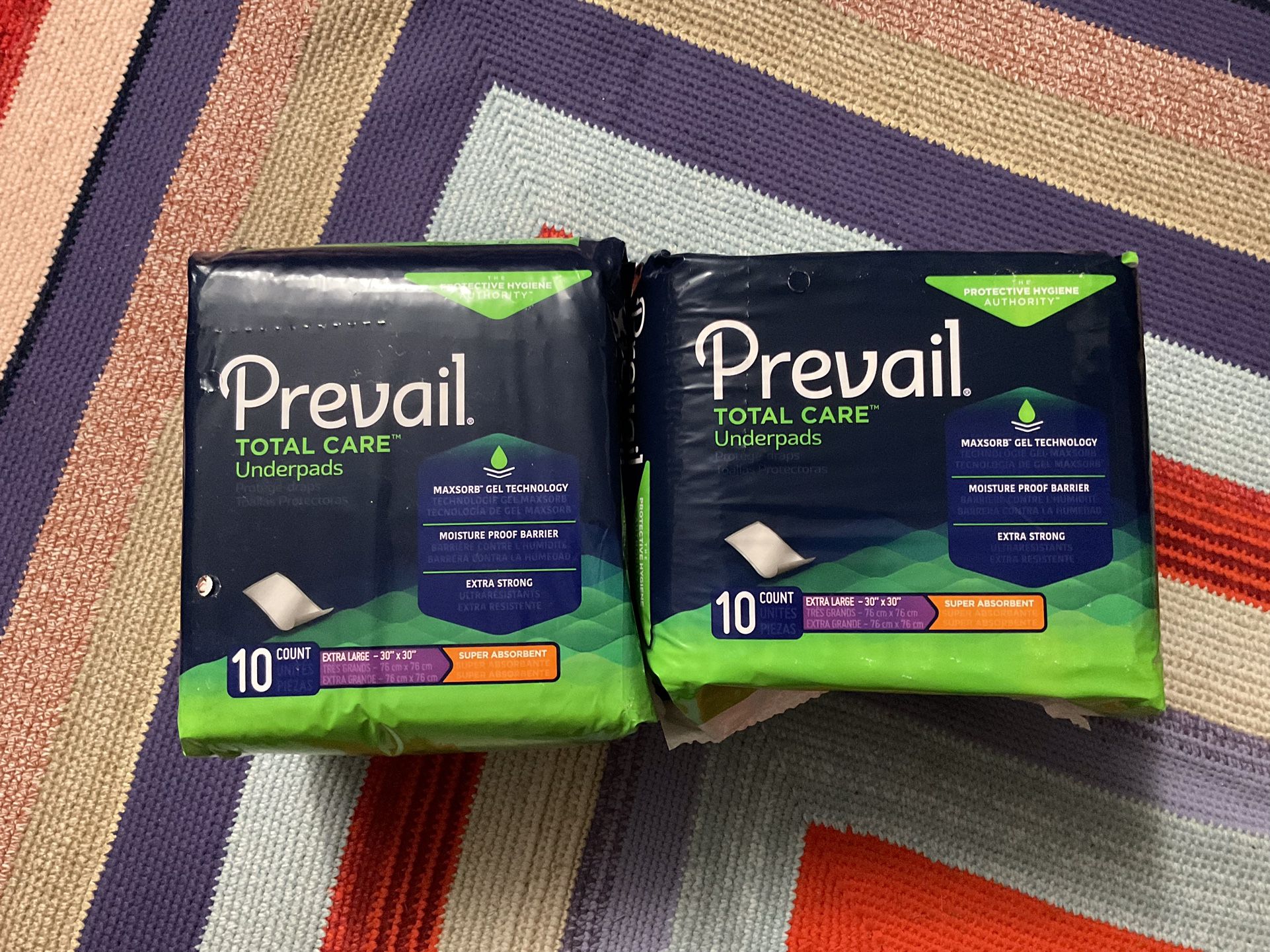 New Prevail Underpads