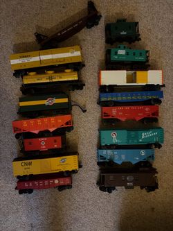 O Scale Train Cars Lot
