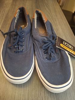 Men's Size 9.5 VANS Sneakers  Blue Denim  Women's Size 11