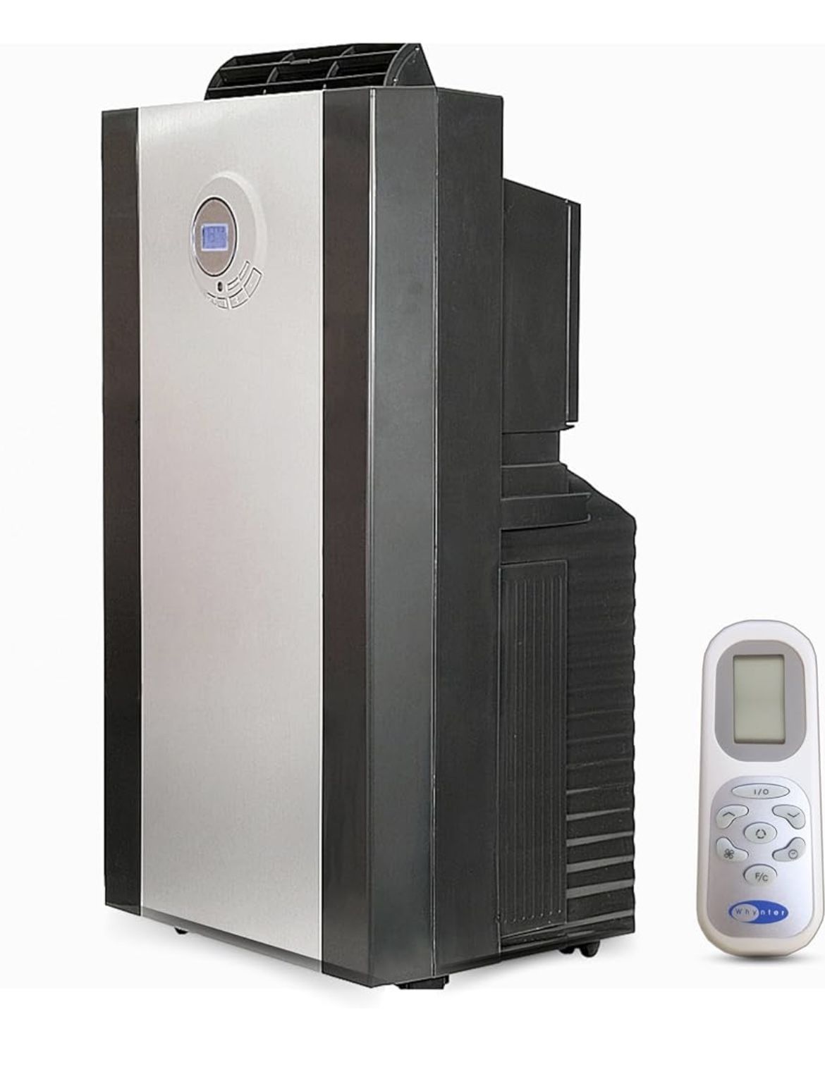 Whynter ARC-143MX 14,000 BTU (9,456.1 BTU SACC) Dual Hose Cooling Portable Air Conditioner, Dehumidifier, and Fan with 3M Filter Storage Bag, up to 50