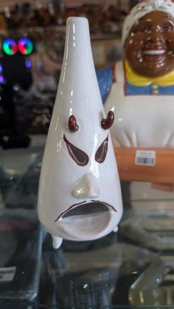 Vintage Mexican Pottery Face Wall Pocket Xalapa Veracruz Studio Ceramic Art Decor