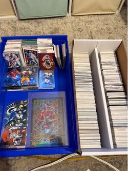 2000+ Football Cards! Die cuts and lots of chrome in there.