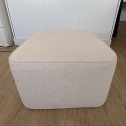 White Footstool